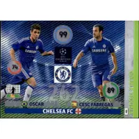 Hasbro 2014/15 Champions League Panini Card: Chelsea FC – Double Trouble – Oscar Fabre