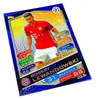 Hasbro Match Attax 2016/17 Ht 4 Robert Lewandowski Card / Hat-Trick Hero
