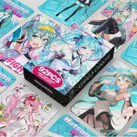 Hasbro Hatsune Miku Lomo Collectible Cards: 60 Cards + 32 Stickers (92 pieces) Diva