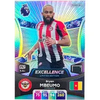 Hasbro PANINI Premier League 2024 LIMITED EXCELLENCE cards: Bryan Mbeumo, Brentford