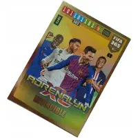 Hasbro Panini Fifa 365 2020 Football Cards – Rare Invincible #1 Messi Mbappé