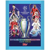 Hasbro Topps Uefa Champions League 2025 Sticker Packs – 10+1 Free