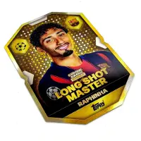 Hasbro Match Attax 2025/26 Tcg Card No. Ca 11 Raphinha / Chrome Award Winner