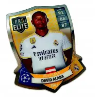 Hasbro Match Attax 2023/24 Tcg Card. Sh 7 David Alaba / Pro Elite Chrome Shield
