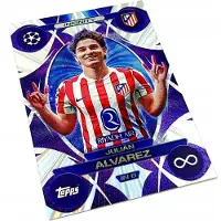 Hasbro Match Attax Extra 2025/26 Card. No. 6 Julian Alvarez / Infinity