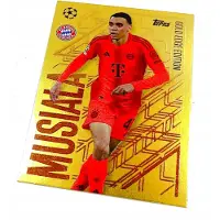 Hasbro Match Attax 2024/25 Card. Ge5 Jamal Musiala / Gold Edge Edition
