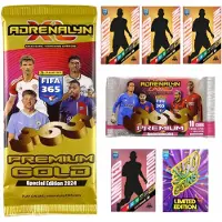 Hasbro Fifa 365 2024 Football Cards – Gold Packet With Panini Premium Gold Cards