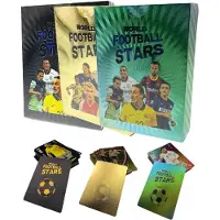 Hasbro FOOTBALL CARDS 165-piece 3-in-1 GOLD + BLACK + RAINBOW COLLECTOR’S CARDS