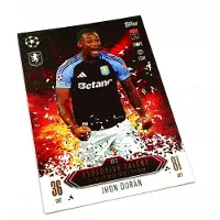 Hasbro Match Attax Extra 2024/25 Card. Et2 Jhon Duran / Exp. Talent