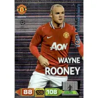Hasbro Panini Champions League 2011/12 Man UTD Wayne Rooney Top Master card