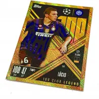 Hasbro Match Attax Extra 2024/25 Card. 341 Lucio / 100 Club