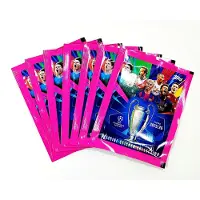 Hasbro Uefa Champions League 2025/26 Stickers. Topps. 7 Packets / 42 Stickers