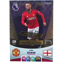 Hasbro PANINI Premier League 2024 LIMITED SIGNATURE Luke Shaw cards