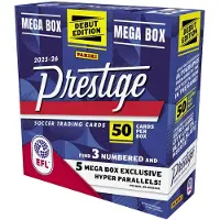 Hasbro 2025–26 Panini Prestige EFL – Mega Box – English League – Football cards