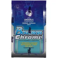 Hasbro 2022 Bowman Chrome Road to UEFA Under-21 HOBBY BOX – GUARANTEED AUTOGRAPH!