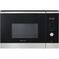 Continental Edison Micro ondes encastrable CEMO25GINE Noir Inox L59,5 x H38,8 x P40,1 cm 25L
