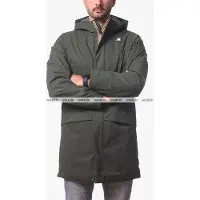 K-way pour homme. K8133FW Veste Jarno Twill Marmotta vert (M), Casuel, Polyuréthane