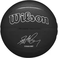 Wilson Ballon de basket - Unisexe - Noir - NBA Player Evergreen Bskt Curry WZ4026501XB