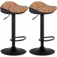 BellaFurn 2 tabourets de bar modernes en similicuir - Chaises d'angle - Confort ergonomique