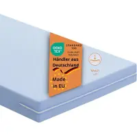 Merkloos Matelas en mousse à mémoire de forme Basic 20, dimensions 100 x 200 cm - Lavable et réglable