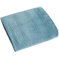 Merkloos Housse de couette de luxe, couleur bleu Sofia, 220 x 240 cm