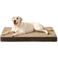 Merkloos Lit orthopédique pour chiens de grande taille, avec base antidérapante