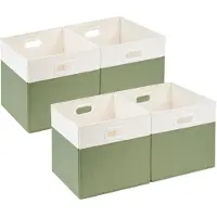 Merkloos Omgoods - Boîtes de rangement pliables, 28 x 28 x 28 cm, lot de 4