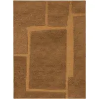 Studio Clarice Tapis en laine – Judith Pebble Marron | 200x290cm | Marron | Laine | Rectangulaire