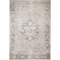 FRAAI Tapis vintage | Lugan Marron Clair | 80x150cm | Marron | Rectangulaire | Tapis