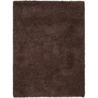 Studio Clarice Tapis de luxe à poils longs | Yves Marron | 120x170cm | Marron | Rectangulaire | Tapis