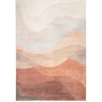 FRAAI Tapis moderne | Field Terracotta/Rouge | 160x230cm | Rouge | Rectangulaire | Tapis