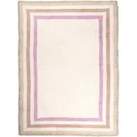 Little Olly Tapis lavable pour enfant | Milo Rose | 80x150cm | Rose | Rectangulaire | Tapis enfants