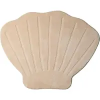 Little Olly Tapis lavable pour enfant | Coco Shell Beige | 80x100cm | Beige | Forme libre | Tapis enfants