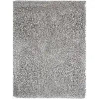 Studio Clarice Tapis de luxe à poils longs | Yves Gris Clair | 120x170cm | Gris | Rectangulaire | Tapis