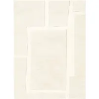 Studio Clarice Tapis en laine – Judith Pebble Crème | 200x290cm | Crème | Rectangulaire | Tapis