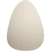 NATURL. Tapis de forme irrégulière | Bliss Crème/Blanc | 120x170cm | Blanc | Forme libre | Tapis