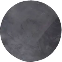 NATURL. Tapis rond à poils courts | Cozy Anthracite | Ø 100cm | Anthracite | Rond | Tapis