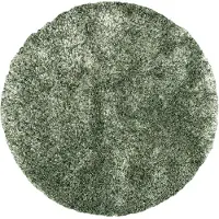 Studio Clarice Tapis rond shaggy | Grace Vert | Ø 200cm | Vert | Polyester | Rond