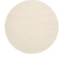 NATURL. Tapis en laine rond | Feline Blanc | Ø 230cm | Blanc | Rond | Tapis