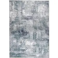 FRAAI Tapis moderne | Strength Gris/Vert | 200x290cm | Gris | Coton | Rectangulaire