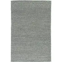 Studio Clarice Tapis en laine | Luminous Vert/Gris | 160x240cm | Gris | Rectangulaire | Tapis