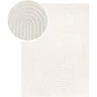 FRAAI Tapis japandi | Yori Arches Crème | 240x340cm | Crème | Rectangulaire | Tapis