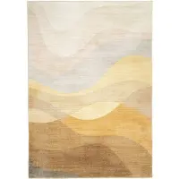 FRAAI Tapis moderne | Field Jaune | 140x200cm | Jaune | Rectangulaire | Tapis