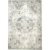FRAAI Tapis vintage | Lago Gris | 80x150cm | Gris | Coton | Rectangulaire