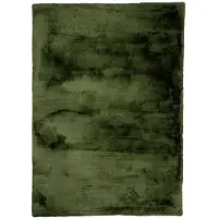 NATURL. Tapis doux à poils longs | Comfy Supreme Vert | 80x150cm | Vert | Rectangulaire | Tapis