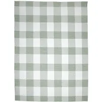FRAAI Tapis d'intérieur et d'extérieur | Ranch Checkerboard Vert | 120x170cm | Vert | Rectangulaire | Tapis