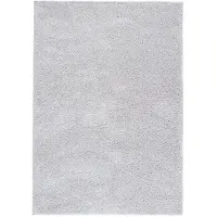 NATURL. Tapis à poils longs | Lofty Gris Clair | 230x330cm | Gris | Polypropylène | Rectangulaire