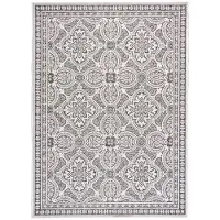 FRAAI Tapis d'extérieur | Summer Oriental Gris | 160x230cm | Gris | Polypropylène | Rectangulaire