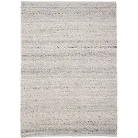 NATURL. Tapis en laine | Feline Gris/Chiné | 140x200cm | Gris | Laine | Rectangulaire