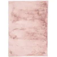 NATURL. Tapis doux à poils longs | Comfy Supreme Rose | 140x200cm | Rose | Rectangulaire | Tapis
